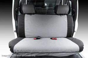Msa Front Full Width Bench – Msa Premium Canvas Seat Covers To Suit Hilux – Ln16 - Picture 1 of 9
