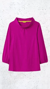 Ex White Stuff Women's Long Sleeve Brush Jersey Top In Pink - Picture 1 of 2