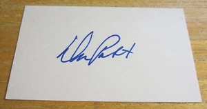 Dan Patrick Sportscaster/Actor Autographed 3X5 Index Card ESPN - Picture 1 of 3