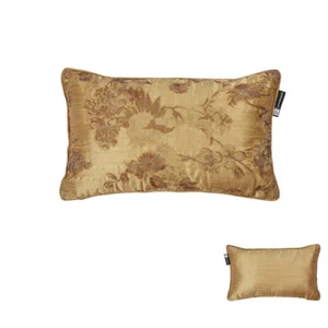 Cojín relleno oblongo bordado Van Gogh flor de oro 30 cm x 50 cm por ropa de cama... - Imagen 1 de 4