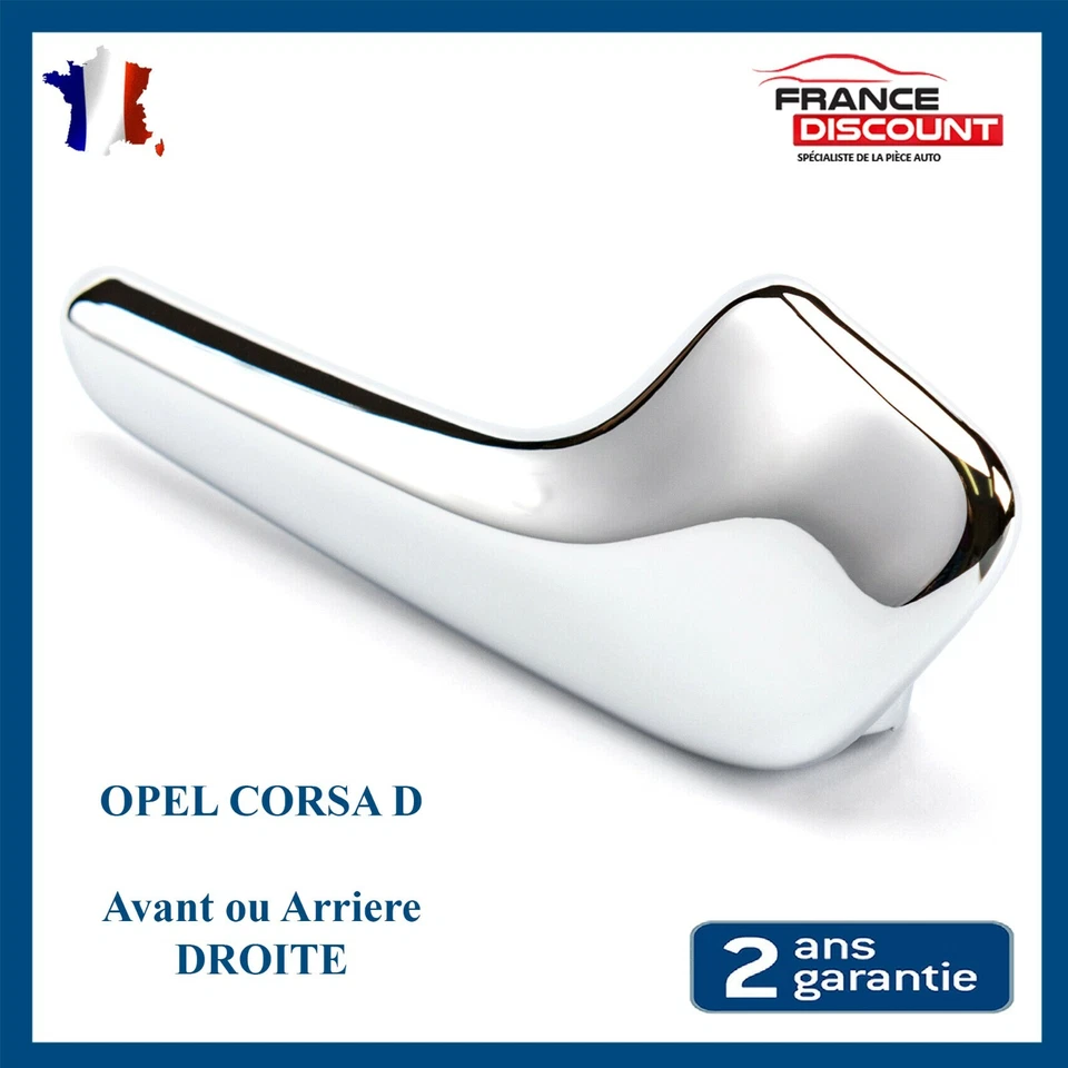 POIGNEE DE PORTE INTERIEURE AVANT OU ARRI DROIT OPEL CORSA D 136045 13297814 cbl