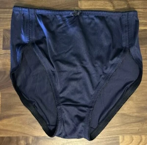 Native Intimates Panties Size 1X Second Skin Satin High Waist Blue Panty Hi Cut - Picture 1 of 4