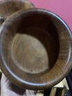 Vintage Made In Malaysia Teak 5 Piece Salad Bowls