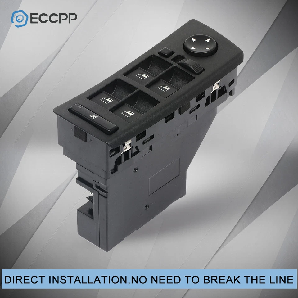 Interruptor de ventana eléctrica con espejo de atenuación automática para BMW X5 2001 2002 2003 2004-2006 Foto 1 de 4