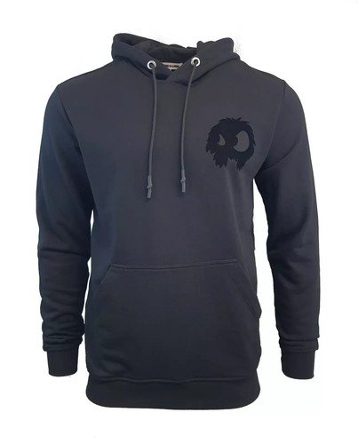 Felpa con cappuccio Alexander Mcqueen McQ Monster Face Mad Chester maglione nero XXL