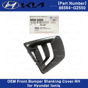86564G2550 Genuine Front Bumper Blanking Cover Right For Hyundai Ioniq 2020-2022 - Picture 1 of 3