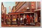 Postcard CA California San Francisco Cable Car on Turntable c1960s Unposted 