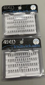 Ardell Duralash Natural Knot-free Short Individual Black Eyelashes Flare 2 Packs - Picture 1 of 2