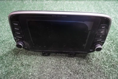 2020 2021 HYUNDAI TUCSON RADIO RECEIVER AM FM DISPLAY SCREEN OEM 96160D3818ZL5 - Image 1 of 4