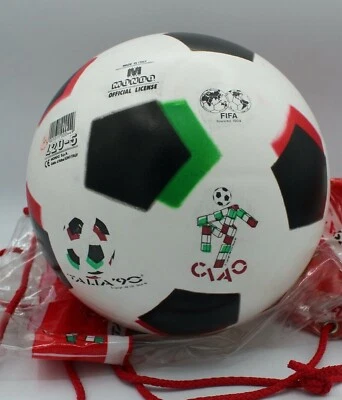 Italia 90 pallone vintage Ufficiale  con sacca Mondiali  World Cup  1990 Mondo - Immagine 1 di 4