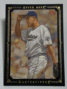 2008 Upper Deck Masterpieces GREG MADDUX Black Paper Framed #76 *FREE SHIPPING * - Picture 1 of 2