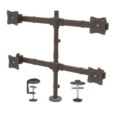 StarTech ARMQUAD Quad Monitor Arm Adj Arti Desk Stand Clamp ERGO VESA for 4x 27" - Image 1 of 4