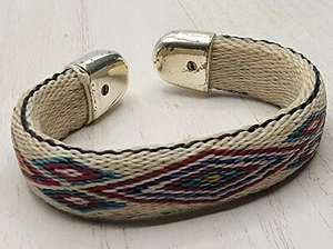 Pulsera tejida Chamula Southwest nueva con etiquetas 8,5" ajustable - Imagen 1 de 3
