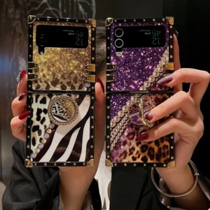 Für Samsung Galaxy Z Flip 6 5 4 3 Luxury Leopard Pearl Stoßfeste Hülle Cover - Bild 1 von 18