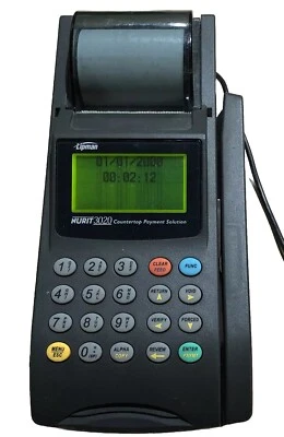 Lector de tarjetas de crédito terminal Lipman NURIT 3020 con cable de alimentación Foto 1 de 4