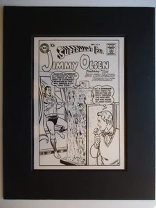 1958 SUPERMAN'S PAL # 31 CURT SWAN & STAN KAYE COVER PRODUCTION ACETATE O BINDER - Picture 1 of 2