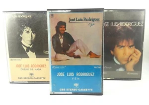 Lot 3 Cassettes José Luis Rodriguez El Puma Argentina Press Tapes 70s 80s Tested - Picture 1 of 8