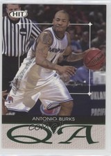 2004 SAGE Hit Q & A Antonio Burks #Q19 Rookie RC