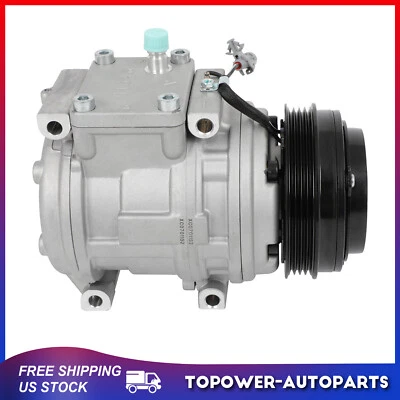 AC Compressor For Toyota Tacoma 1995-2004 2.4L 2.7L For 1994-1996 T100 1221009 - Image 1 of 4