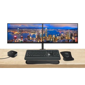 HP E24 G5 Monitor, 2-Pack Bundle + MK540 - Picture 1 of 8