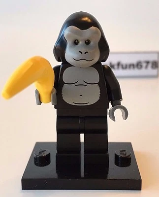 Lego Nueva Minifigura Serie 3 8803 Traje de Gorila Guy Minifigura Foto 1 de 4