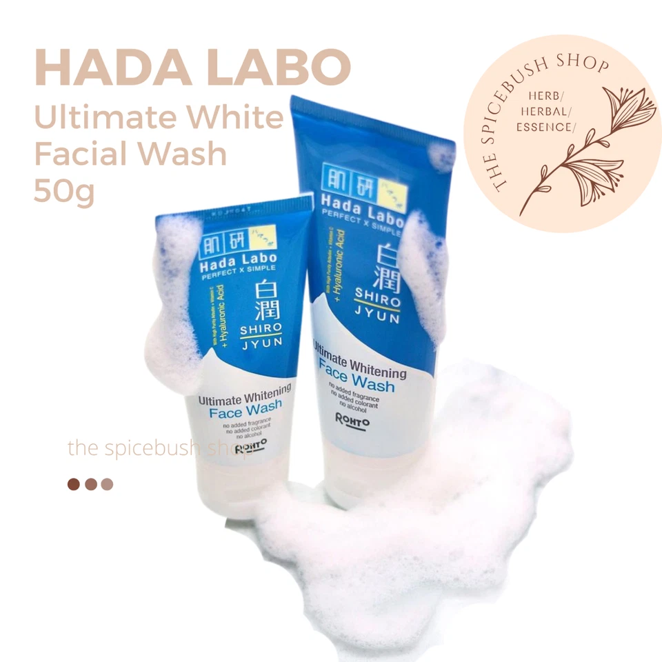 🔥[MEJOR OFERTA]🔥Hada Labo Ultimate Jabón Facial Blanco 50g + Extracto Blanco Arbutina Foto 1 de 4