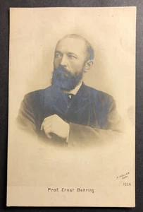 Prof Ernst Behring Geman Medicine Physiology RPPC Nobel 1901 (1st) F Mollar - Picture 1 of 2