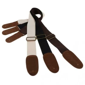 3 Colors Adjustable Pure Cotton Guitar Strap for Acoustic Electric Bass Guitar - Picture 1 of 7