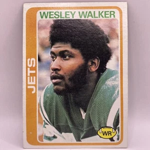 Topps 1978 Wesley Walker Football Card #327 New York Jets WR EX+ - Picture 1 of 3
