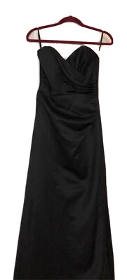 Vestido formal negro largo talla 8 - Nuevo con etiquetas Foto 1 de 4