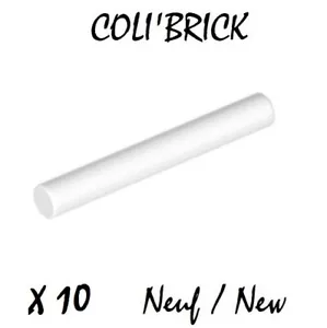 Lego 87994 - 10x Barre Baton / Bar 3L - Blanc / White - 17715 - New Neuf - Imagen 1 de 1