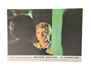 All the President's Men Lobby Card #7 Original Vintage 1976 Redford, Hoffman - Picture 1 of 7