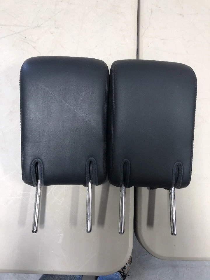 Juego de reposacabezas de asiento trasero Infiniti FX35 2009-2013 tercera fila cuero negro Foto 1 de 1
