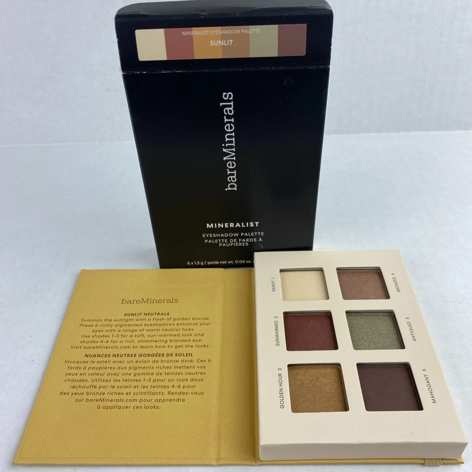 bareMinerals Mineralist 6 Colors Eyeshadow Palette Sunlit