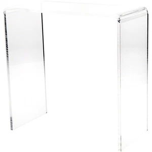 Plymor Clear Acrylic Vertical Rectangle Riser, 14" H x 14" W x 7" D (3/8" thick) - Picture 1 of 1