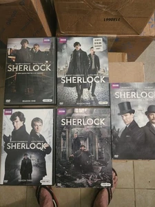 Sherlock: Series Seasons 1-4 Plus The Abominable Bride DVD, 2017, 9-Disc Set USA - Bild 1 von 1
