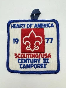 BSA: Vintage 1977 Scouting USA, Century III Camporee Patch (Heart of America) - Picture 1 of 3