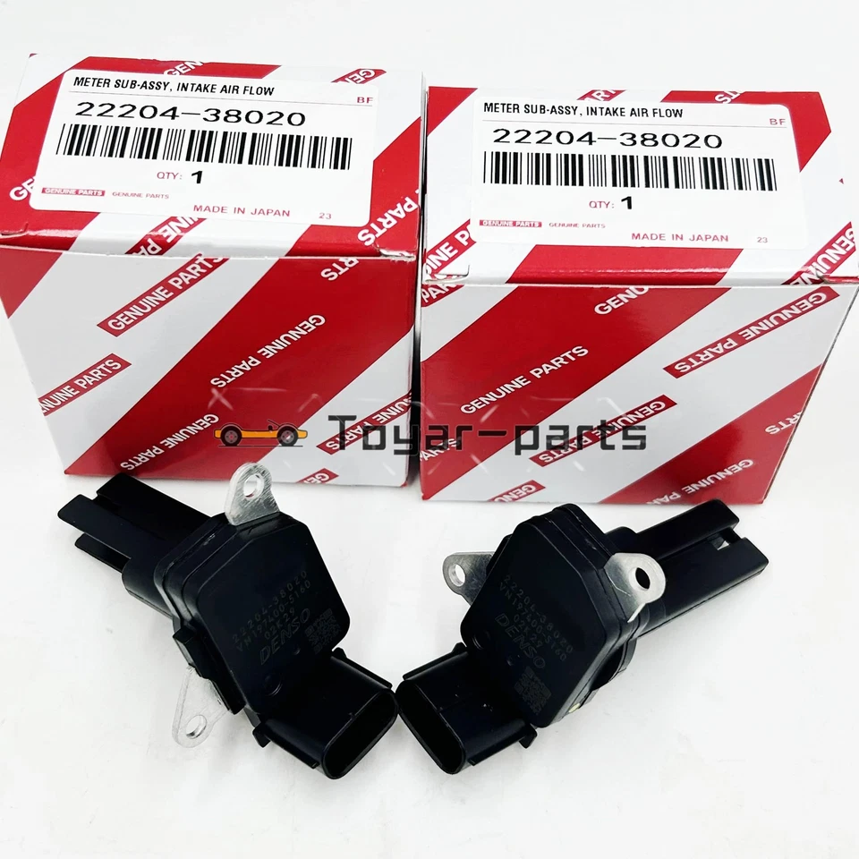 Fit For Lexus LS460 LS600H 07-17 22204-38020 2PCS Air Flow Meter MAF Mass Sensor Foto 1 de 4