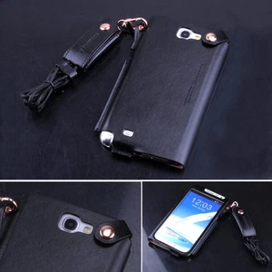 New Luxury Leather Case Pouch Cover For Samsung Galaxy Note 2 II N7100 7 Colors - Picture 1 of 6
