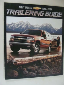 Chevrolet 2002 guía de remolques concesionarios folleto de ventas publicitarias Chevy lote antiguo - Imagen 1 de 1