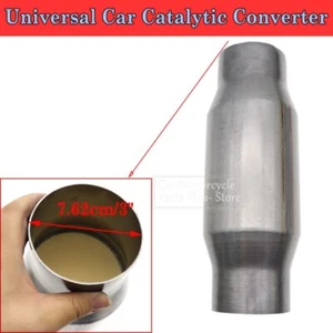 3" SPORTS EXHAUST CATALYTIC 400 CELL CONVERTOR CAT UNIVERSAL STAINLESS STEEL - Picture 1 of 11