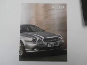 Jaguar X-TYPE Price list. 2006 . MINT. brochure type - Picture 1 of 1