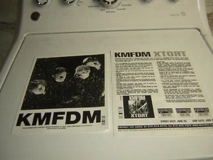 KMFDM 1996 PRESS KIT W/8X10 PROMO GLOSSY GOTH INDUSTRIAL METAL - Picture 1 of 4