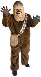 Star Wars Chewbacca Deluxe Child Costume Wookie Movie Theme Party Suit Halloween