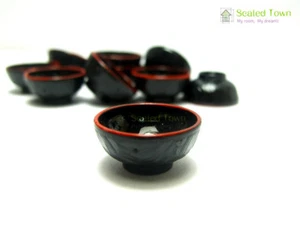 5 piezas Casa de Muñecas Miniatura Vajilla Cuencos Cocina Comedor Alimentos Accesorio Juguete 1:6 - Imagen 1 de 9