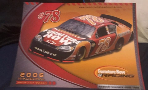 Kenny Wallace 2006 Furniture Row Racing First Season Hero Card Rare Cover