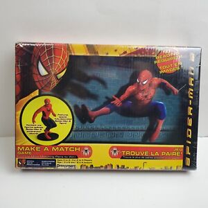 2004 Marvel Spider-Man 2 Movie Make a Match Game Pressman Toys Matching NEW