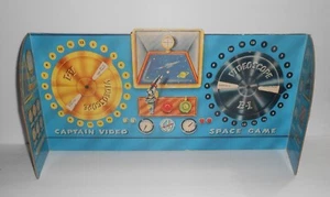 1950's CAPTAIN VIDEO SPACE GAME Videoscope Panel - Picture 1 of 4