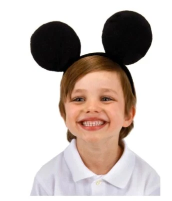 Обруч для волос с ушами Микки Мауса — лицензированный костюмный аксессуар — один размер - Изображение 1 из 3