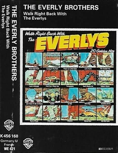 The Everly Brothers Walk Right Back With The Everlys CASSETTE ALBUM ROCK POP - Picture 1 of 8